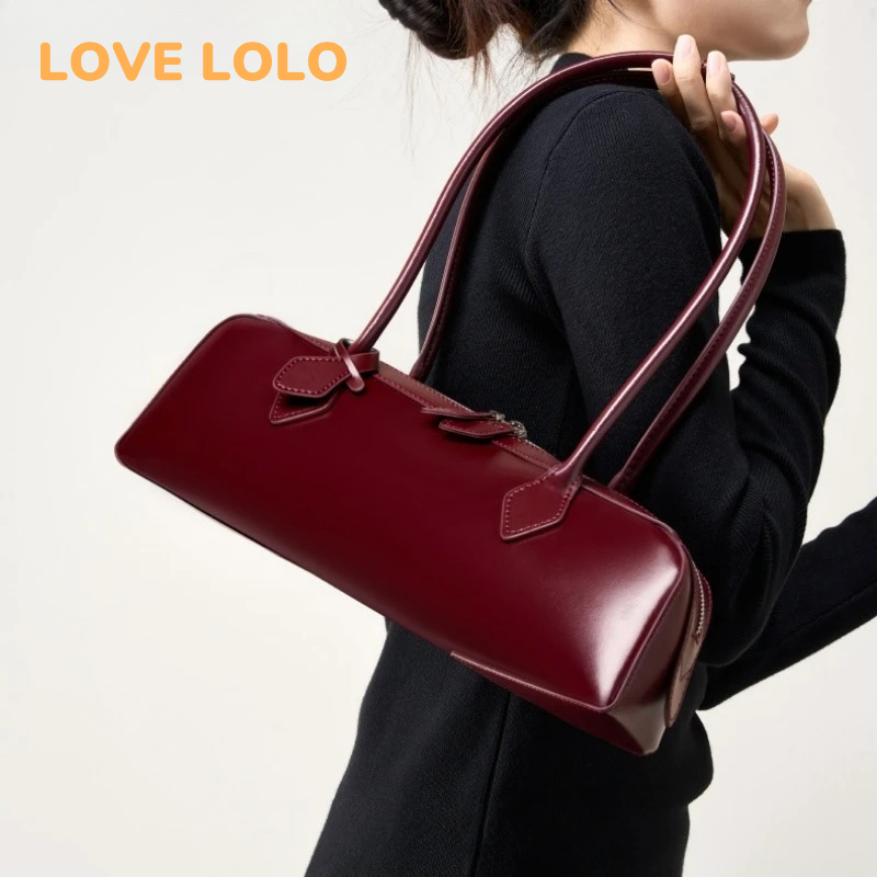 Luxury Bags Trend 2025 - กระเป๋าหนังแท้ผู้หญิง 2025 กระเป๋าหรูหราสไตล์เกาหลี กระเป๋าสะพายไหล่ยาวแบบวินเทจ กระเป๋าถือสุภาพสตรี กระเป๋าใต้วงแขน