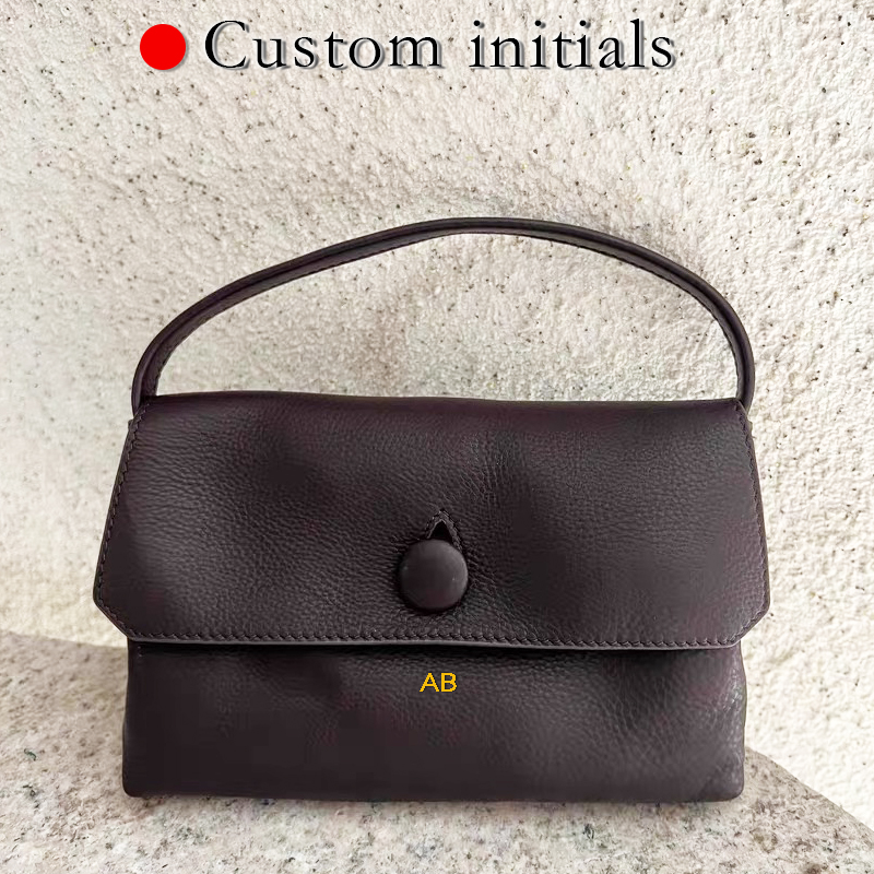 Luxury Bags 2026 - กระเป๋าหนังแท้ลายอักษรย่อสั่งทำพิเศษ รุ่นมินิ สำหรับผู้หญิง กระเป๋าถือดีไซน์หรูหรา ปี 2026