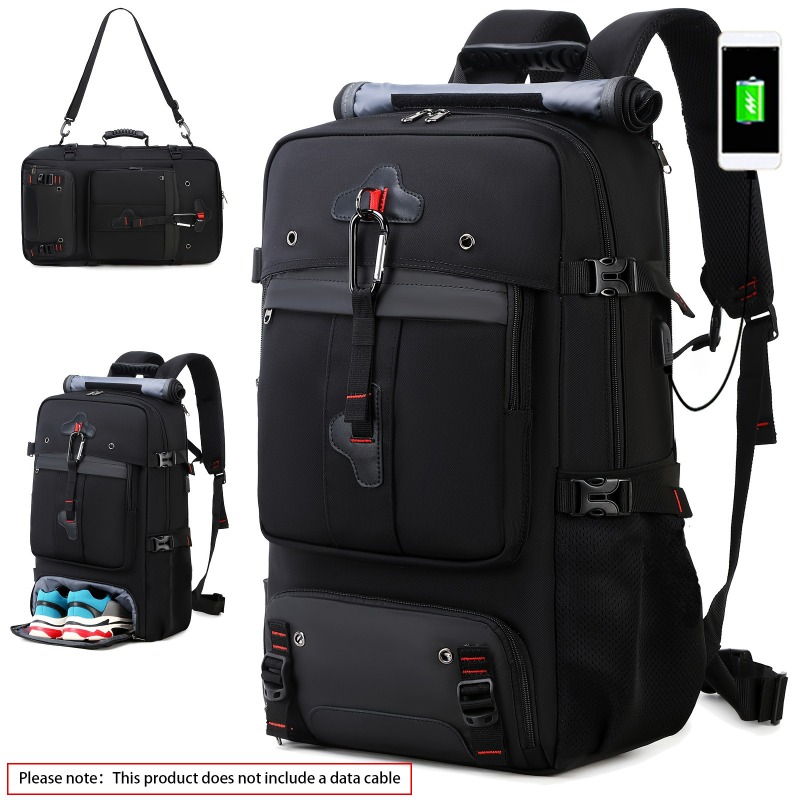 Weekender Bag Duffle - กระเป๋าเป้สะพายหลังสำหรับเดินทางท่องเที่ยวกลางแจ้ง รุ่นใหม่ ปี 2026 ความจุขนาดใหญ่ ดีไซน์ทันสมัย