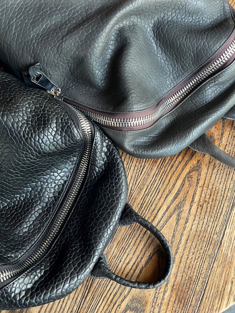 กระเป๋าเป้สะพายหลังหนังแกะธรรม - Genuine Leather Backpack บทวิจารณ์และราคา