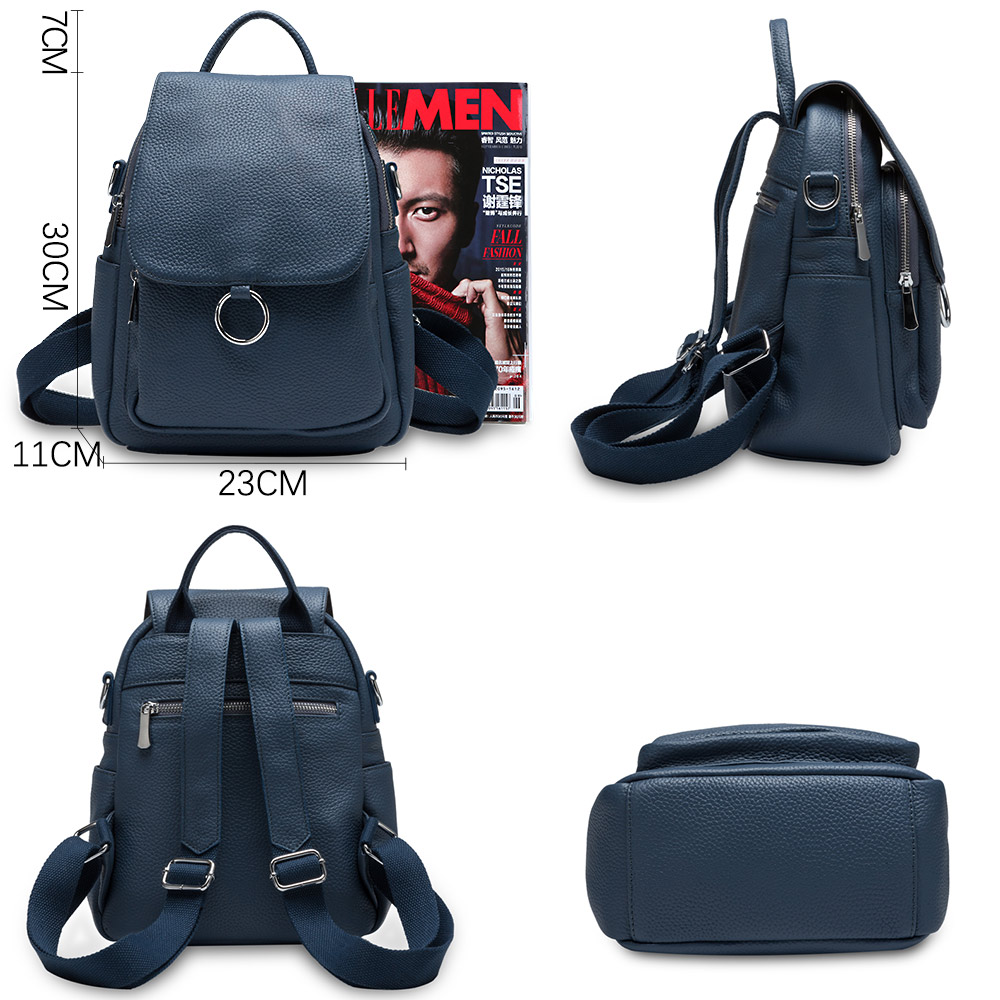 เซนซี่ นิว แฟชั่นกระเป๋าเป้สะพ - Genuine Leather Backpack บทวิจารณ์และราคา