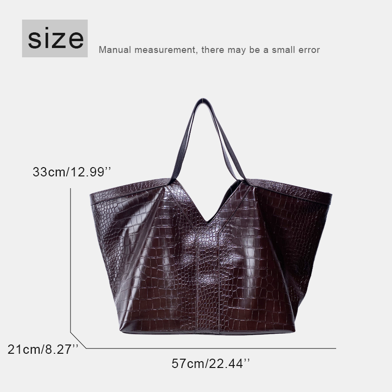 กระเป๋าโท้ทลายจระเข้ขนาดใหญ่สำ - Luxury Bags 2026 บทวิจารณ์และราคา