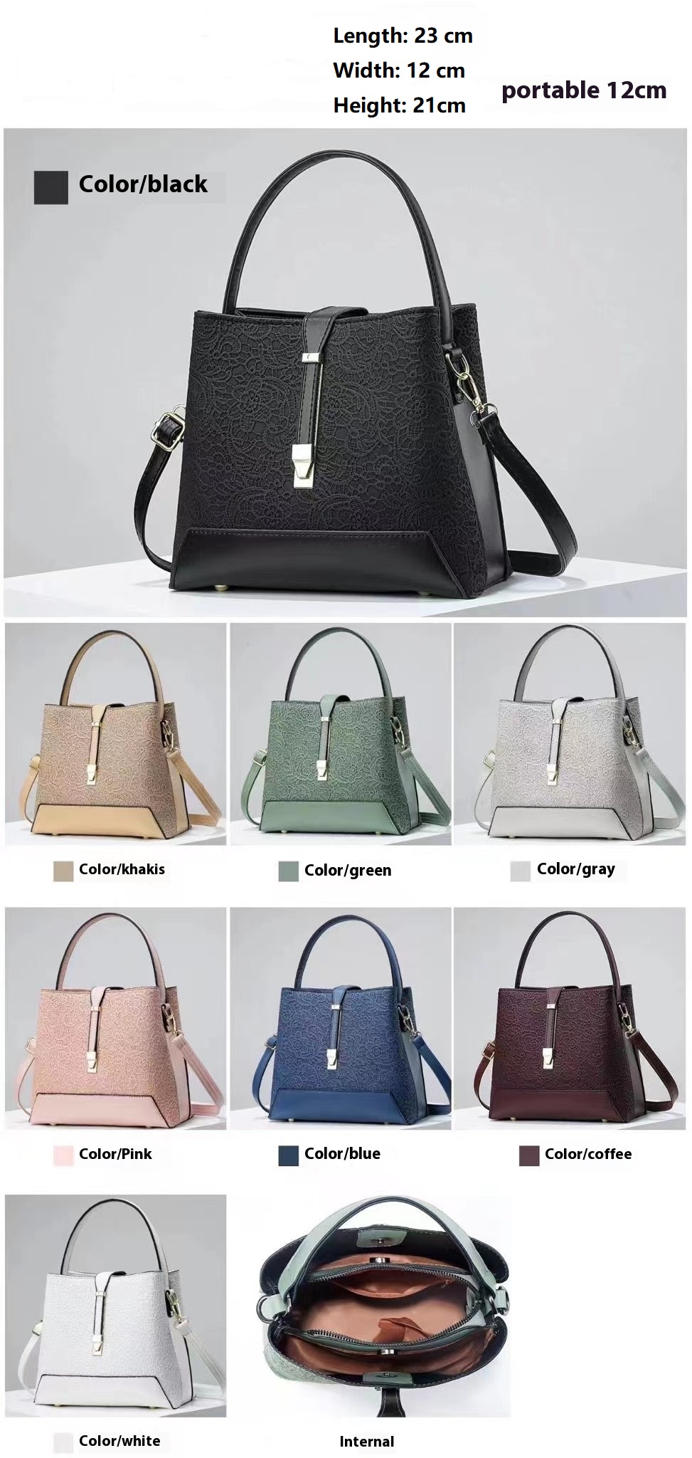ใหม่หรูหรา Tote กระเป๋าหนัง Cl - Luxury Bag Collection บทวิจารณ์และราคา