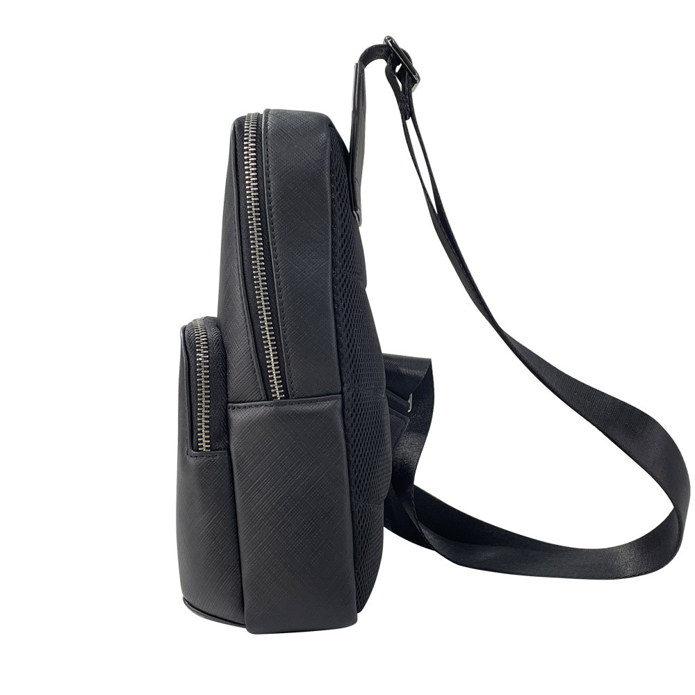 กระเป๋าสะพายของผู้ชายสีดำดีไซน - Genuine Leather Backpack บทวิจารณ์และราคา