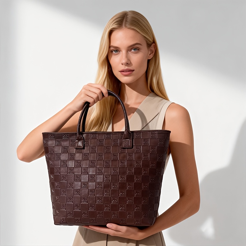 กระเป๋าโท้ทผู้หญิงลายควิลท์สีน - Luxury Bag Collection บทวิจารณ์และราคา