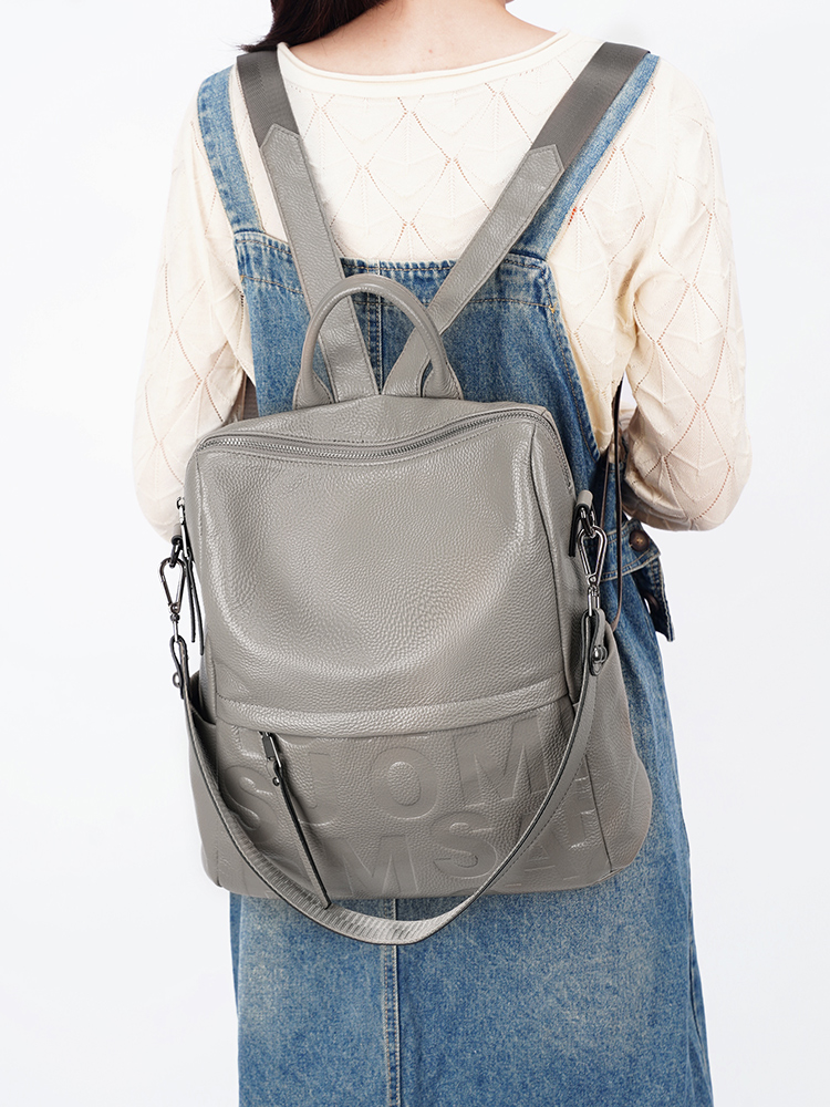 กระเป๋าเป้หนังแท้ Zency Premiu - Genuine Leather Backpack บทวิจารณ์และราคา