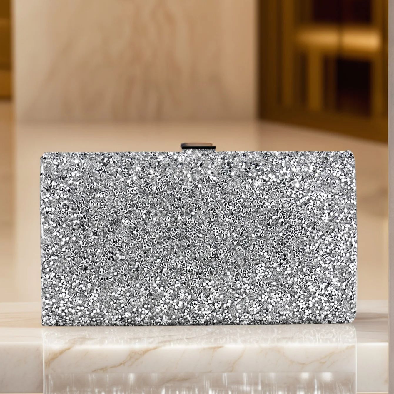 Rhinestones แฟชั่นกระเป๋าด้านข - Luxury Bag Collection บทวิจารณ์และราคา