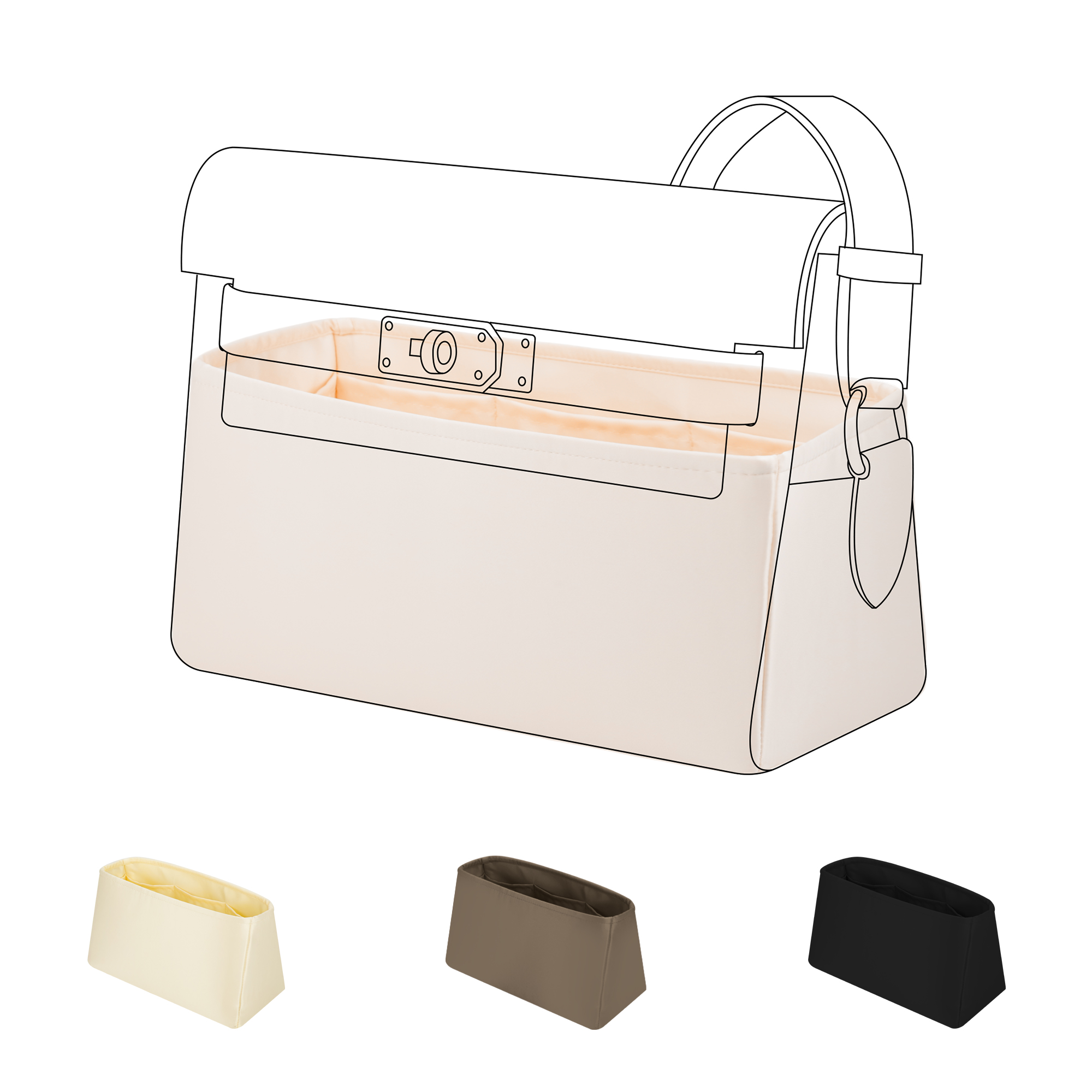 DGAZ กระเป๋าใส่ของแบบผ้าไหม เห - Luxury Bags Hermes บทวิจารณ์และราคา
