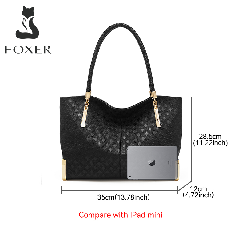 FOXER กระเป๋าถือสตรีหนังแท้ดีไ - Luxury Bags Best บทวิจารณ์และราคา