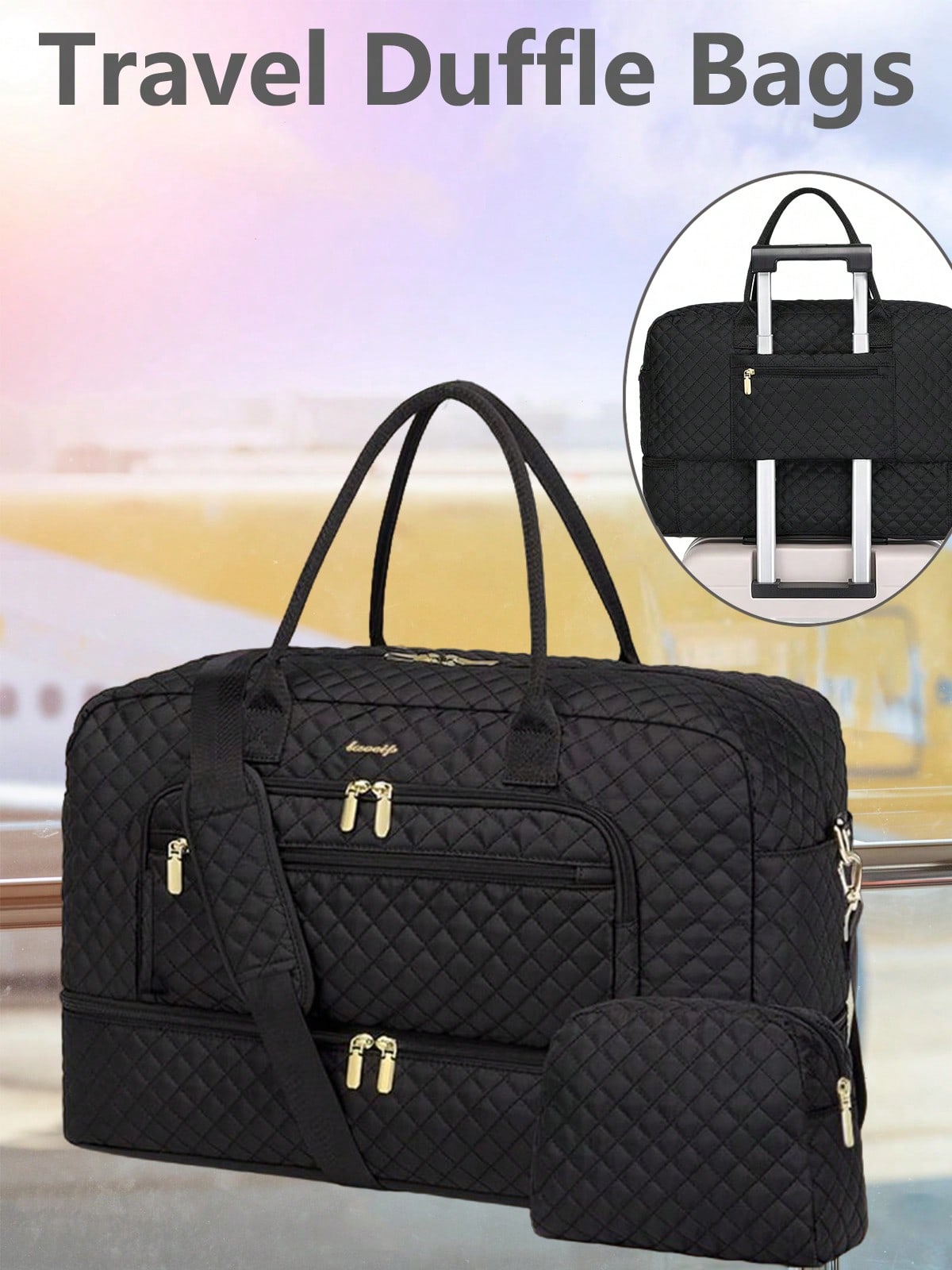 กระเป๋าเดินทางขนาดใหญ่สำหรับผู - Weekender Bag Duffle บทวิจารณ์และราคา