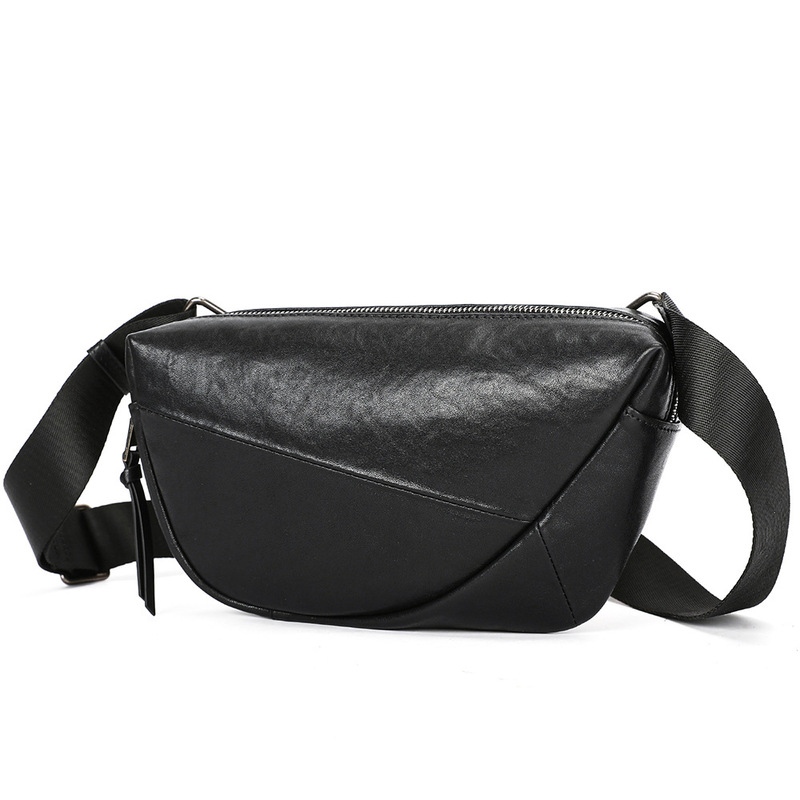 กระเป๋าคาดหน้าอกผู้ชายหนังแท้ส - Saddle Bag Distressed บทวิจารณ์และราคา