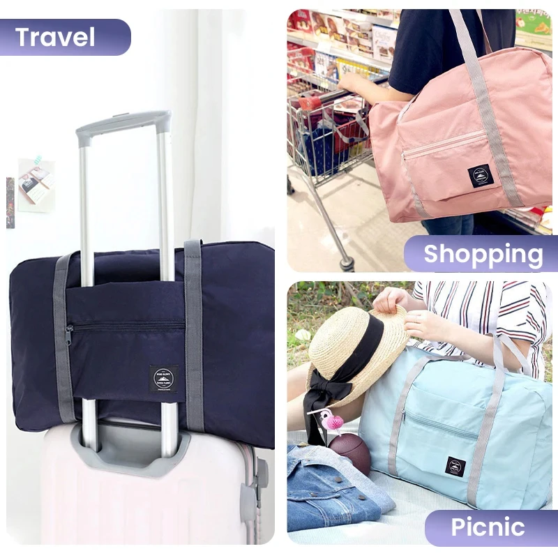 กระเป๋าเดินทางแบบพับได้สำหรับส - Weekender Bag Duffle บทวิจารณ์และราคา